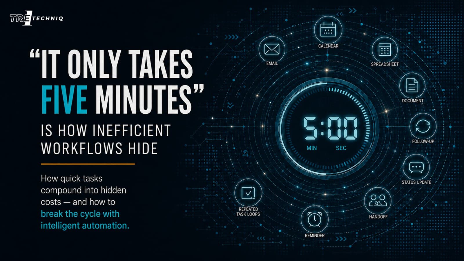 “It Only Takes Five Minutes” Is How Inefficient Workflows Hide